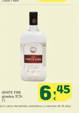 HiperDino WHITE FIRE ginebra 37,5º oferta