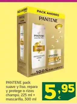 HiperDino PANTENE suave y liso, repara y protege o rizos champú oferta