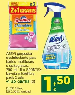 HiperDino ASEVI gerpostar desinfectante para baños, multiusos o quitagrasas oferta