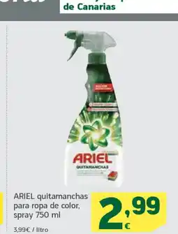 HiperDino ARIEL quitamanchas para ropa de color, spray oferta