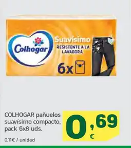 HiperDino COLHOGAR pañuelos suavísimo compacto oferta
