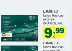 HiperDino LUMINEO luces básicas exterior 240 leds, ud oferta