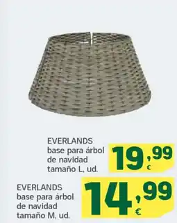 HiperDino EVERLANDS base para árbol de navidad tamaño oferta