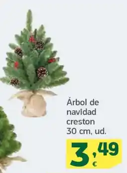 HiperDino Árbol de navidad creston oferta