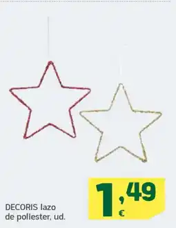 HiperDino DECORIS lazo de poliester oferta