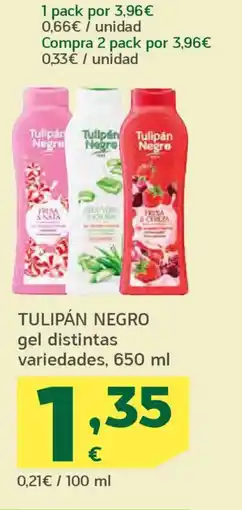 HiperDino TULIPÁN NEGRO gel distintas variedades oferta