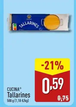 ALDI CUCINA Tallarines oferta