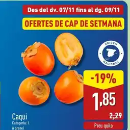 ALDI Caqui oferta