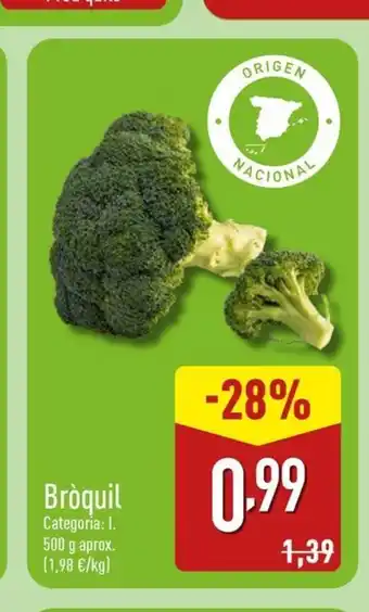 ALDI Bròquil oferta