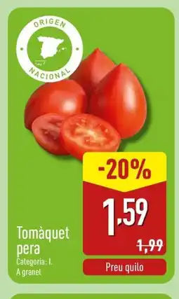 ALDI Tomàquet pera oferta