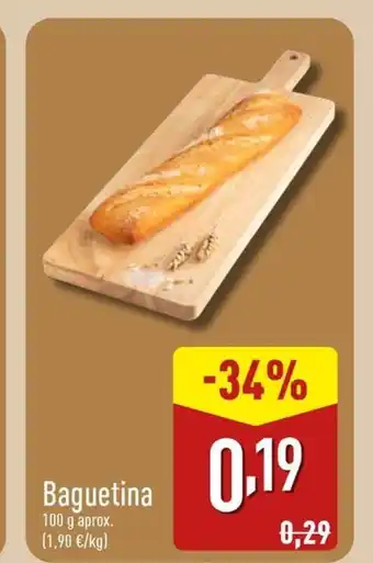 ALDI Baguetina oferta