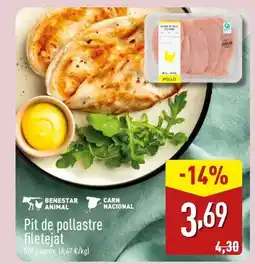 ALDI Pit de pollastre filetejat oferta