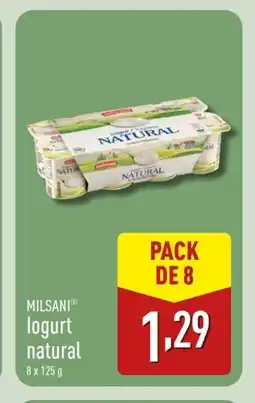 ALDI MILSANI logurt natural oferta