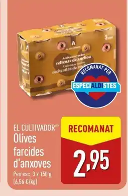 ALDI EL CULTIVADOR RECOMANAT Olives farcides oferta