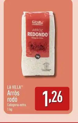 ALDI LA VILLA Arròs rodó oferta