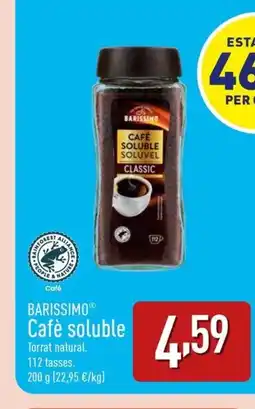 ALDI BARISSIMO Cafè soluble oferta