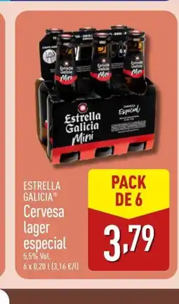 ALDI ESTRELLA GALICIA Cervesa lager especial oferta