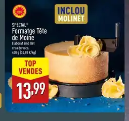 ALDI SPECIAL Formatge Tête de Moine oferta
