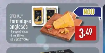 ALDI SPECIAL Formatges anglesos oferta