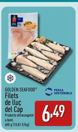 ALDI GOLDEN SEAFOOD Filets de lluç del Cap oferta