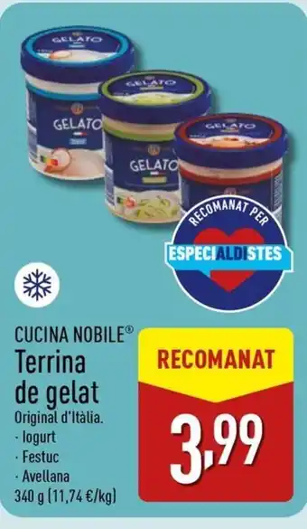 ALDI CUCINA NOBILE Terrina de gelat oferta