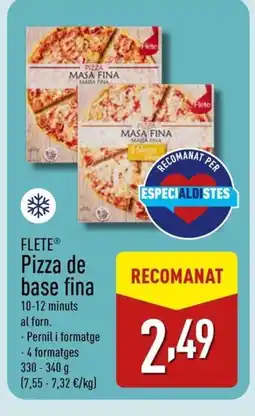 ALDI FLETE®Pizza de base fina oferta