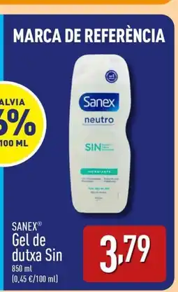 ALDI SANEX Gel de dutxa Sin oferta