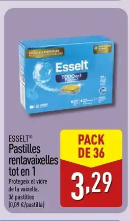 ALDI ESSELT Pastilles rentavaixelles tot en 1 oferta