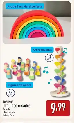 ALDI TOYLINO Joguines irisades oferta