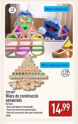ALDI TOYLINO Blocs de construcció sensorials oferta