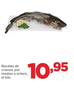 Alimerka Bacalao de crianza, por medios o entero oferta