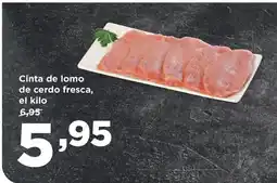 Alimerka Cinta de lomo de cerdo fresca oferta