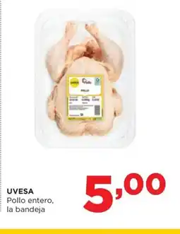 Alimerka UVESA Pollo entero la bandeja oferta