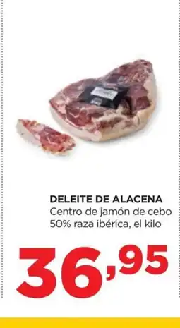Alimerka DELEITE DE ALACENA Centro de jamón de cebo 50% raza ibérica oferta