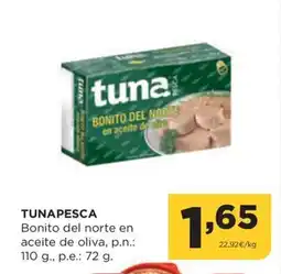 Alimerka TUNAPESCA Bonito del norte en aceite de oliva oferta