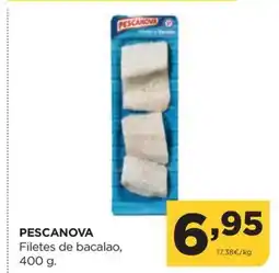 Alimerka PESCANOVA Filetes de bacalao oferta