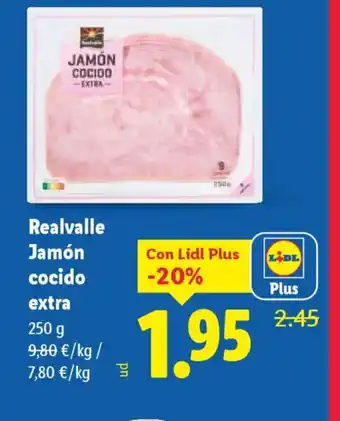 REALVALLE Jamón cocido extra