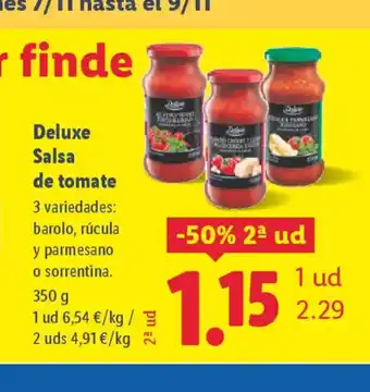 DELUXE Salsa de tomate