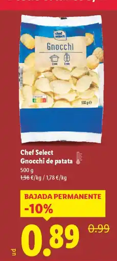 Lidl CHEF SELECT Gnocchi de patata oferta