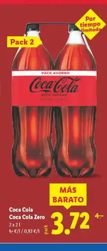 Lidl COCA-COLA Zero oferta