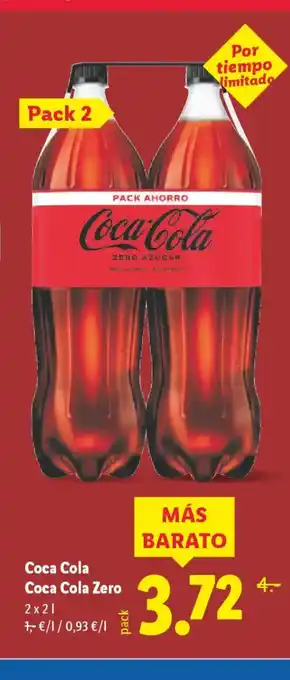 Lidl COCA-COLA Zero oferta