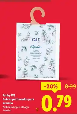 Lidl Air by W5 Sobres perfumados para armario oferta