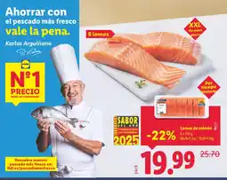 Lidl Lomos de salmón oferta