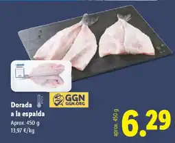 Lidl Dorada a la espalda oferta