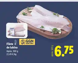Lidl Filete de lubina oferta