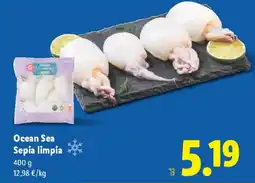 Lidl OCEAvN SEA Sepia limpia oferta