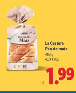 Lidl LA CESTERA Pan de maíz oferta