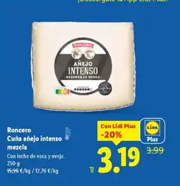 Lidl RONCERO Cuña añejo intenso mezcla oferta