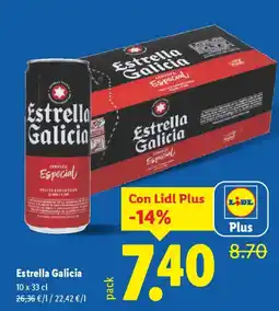 Lidl ESTRELLA GALICIA oferta