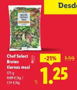 Lidl CHEF SELECT Brotes tiernos maxi oferta